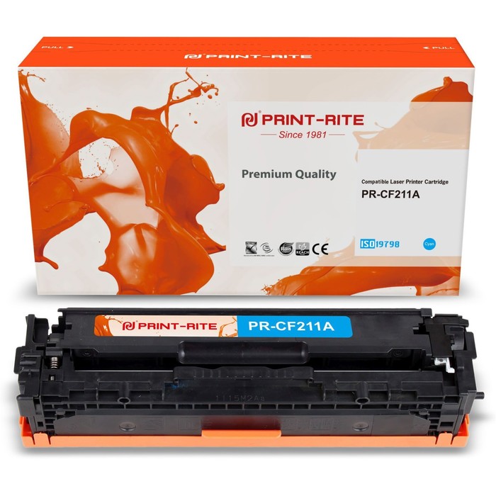 Картридж лазерный Print-Rite TFH993CPU1J PR-CF211A CF211A голубой (1800стр.) для HP LJ Pro   1076321 - фото 51648702