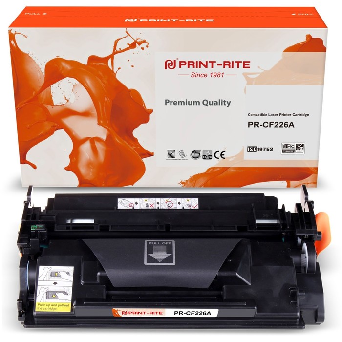 Картридж лазерный Print-Rite TFHAKCBPU1J PR-CF226A CF226A черный (3100стр.) для HP LJ M402d   107632 - фото 51648744