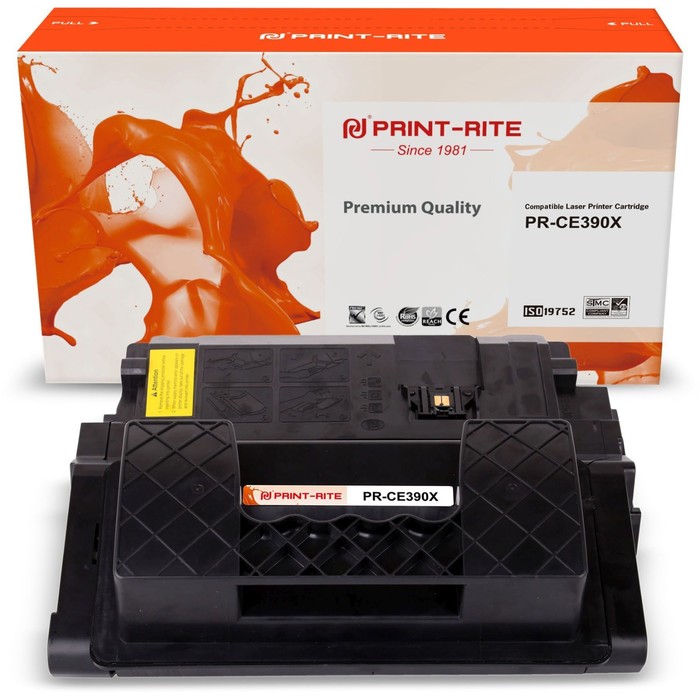 Картридж лазерный Print-Rite TFHALPBPU1J PR-CE390X CE390X черный (24000стр.) для HP LJ M455   107632 - фото 51648756