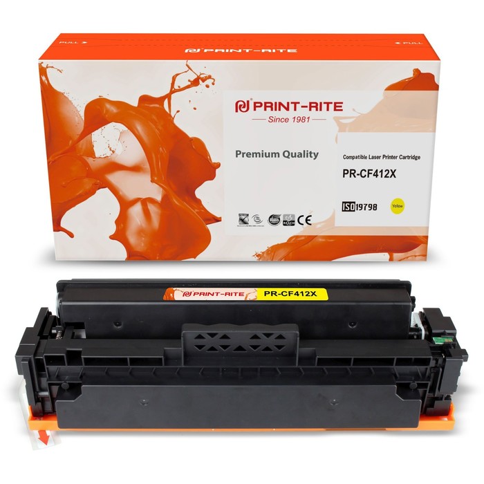 Картридж лазерный Print-Rite TFHAXIYPU1J PR-CF412X CF412X желтый (5000стр.) для HP LJ M452D   107632 - фото 51648764