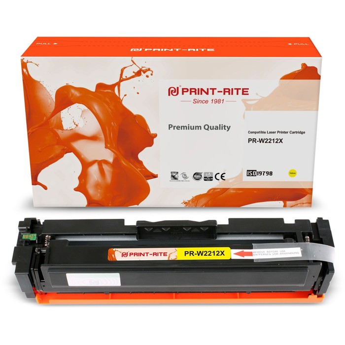 Картридж лазерный Print-Rite TFHBAYYPU1J PR-W2212X W2212X желтый (2450стр.) для HP M255/MFP   107632 - фото 51648780