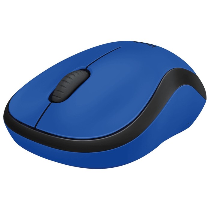 Мышь Logitech Silent M220 синий/черный оптическая (1000dpi) silent беспроводная USB для ноу   107487 - фото 51655382