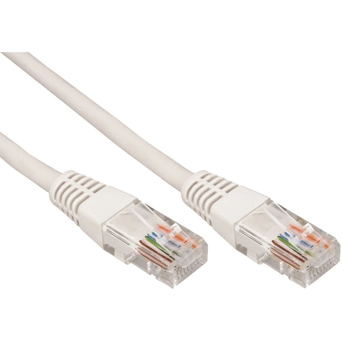 Патч-корд Rexant 18-1005 U/UTP не экранированный RJ-45 вил.-вилка RJ-45 кат.5E 2м серый ПВХ   107490