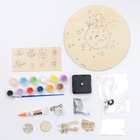 Часы - раскраска под роспись «Космос», новогодний набор для творчества - Фото 3