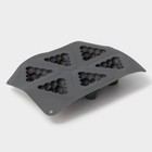 Форма для выпечки и муссовых десертов KONFINETTA «Рафаэль», силикон, 28.5×21.5×5 см, 6 ячеек (7×4.9 см), серая - Фото 4