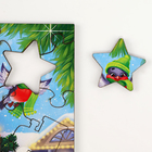 Пазлы фигурные на новый год «Змея. Зимние игры», 44 детали - Фото 4