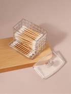 Органайзер для ватных палочек, с крышкой, 8.8×7.5×8 см, прозрачный - Фото 5