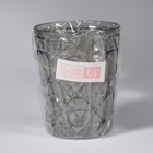 Подставка для хранения косметики «Хрусталь», d=8.5×11 см, прозрачная, чёрная - Фото 6