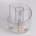 Органайзер для хранения косметики «CRISTAL», 4 секции, d=12×12.5 см, прозрачный - Фото 6