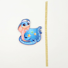 Ёлочная игрушка - подвеска деревянная «Праздничная змея» - Фото 4