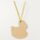 Ёлочная игрушка - подвеска деревянная «Праздничная змея» - Фото 6