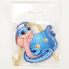 Ёлочная игрушка - подвеска деревянная «Праздничная змея» - Фото 7