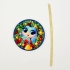 Ёлочная игрушка - подвеска деревянная «Змея» - Фото 4