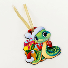 Подвеска на ёлку деревянная «Змея» - Фото 3