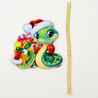 Подвеска на ёлку деревянная «Змея» - Фото 4