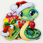 Подвеска на ёлку деревянная «Змея» - Фото 5