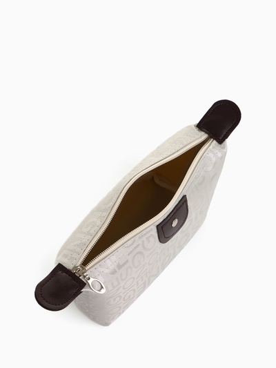 Косметичка на молнии, цвет серый