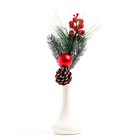 Ветка декоративная новогодняя, 30×15×6 см - Фото 2