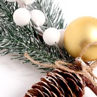 Ветка декоративная новогодняя, 30×11×5 см - Фото 4