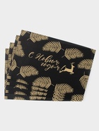 Салфетки сервировочные на стол Доляна «Новый Год», 4 шт., 45×30 см, чёрные - Фото 3