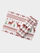 Салфетки сервировочные на стол Доляна «Новый Год», 4 шт., 45×30 см, белые - Фото 2