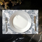 Салфетки сервировочные на стол Доляна «Бабочки», 4 шт., 45×30 см, белые - Фото 6