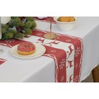 Дорожка на стол Доляна «Новый год», 180×30 см, красная - Фото 8