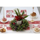 Дорожка на стол Доляна «Новый год», 180×30 см, красная - Фото 10