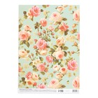 Декупажная карта «Чайная роза», А4 - Фото 2