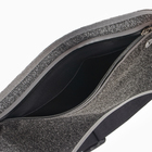 Сумка поясная туристическая, влагозащитная, 32×12 см, серая - Фото 3