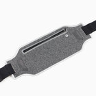 Сумка поясная туристическая, влагозащитная, 32×12 см, серая - Фото 4