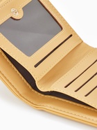 Кошелёк женский на кнопке, 11.5×2×9 см, комбинированный, жёлтый - Фото 5