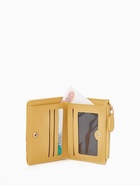 Кошелёк женский на кнопке, 11.5×2×9 см, комбинированный, жёлтый - Фото 3