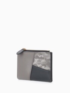 Кошелёк женский на кнопке, 11.5×2×9 см, комбинированный, серый - Фото 8