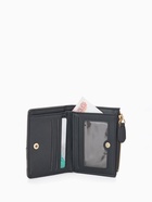 Кошелёк женский на кнопке, 11.5×2×9 см, комбинированный, серый - Фото 3