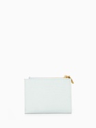 Кошелёк женский на кнопке, 12.5×2×9 см, однотонный, комбинированный, светло-голубой - Фото 9