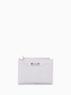 Кошелёк женский на кнопке, 12.5×2×9 см, однотонный, комбинированный, светло-сиреневый - Фото 7