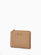 Кошелёк женский на кнопке, 12.5×2×9 см, однотонный, комбинированный, бежевый - Фото 8
