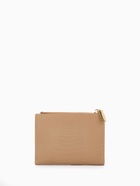 Кошелёк женский на кнопке, 12.5×2×9 см, однотонный, комбинированный, бежевый - Фото 9