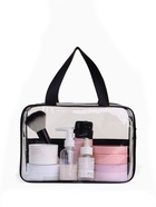 Косметичка на молнии, с ручками, цвет чёрный - Фото 2