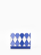 Кошелёк женский на кнопке, 10.5×2.5×8.5 см, с принтом, синий/белый - Фото 6