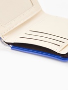 Кошелёк женский на кнопке, 10.5×2.5×8.5 см, с принтом, синий/белый - Фото 4