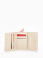 Кошелёк женский на кнопке, 10.5×2.5×8.5 см, с принтом, сиреневый/белый - Фото 3