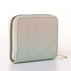 Кошелёк женский «Цветочные узоры», на молнии, 11×2.5×9 см, градиентный, разноцветный - Фото 5