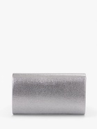 Сумка-клатч женская вечерняя на магните, на цепочке, мерцающая, серебристая - Фото 4