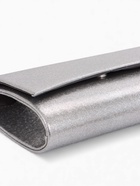 Сумка-клатч женская вечерняя на магните, на цепочке, мерцающая, серебристая - Фото 8