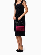 Сумка женская на магните, цвет фуксия - Фото 8