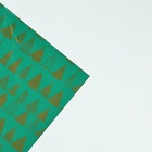 Упаковочная бумага на Новый год тишью «Ёлочки», 50×70 см - Фото 5