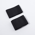 Супинаторы для обуви, амортизирующие, на манжете, текстильные, 10×9 см, пара, чёрные - Фото 2