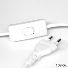 Лампа настольная «Крис» 1×40 Вт Е27 бронза 25×25×46.5 см - Фото 5